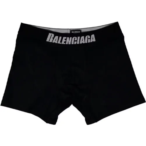 Cotton Boxer Briefs Elastic Waistband , female, Sizes: XS - Balenciaga - Modalova