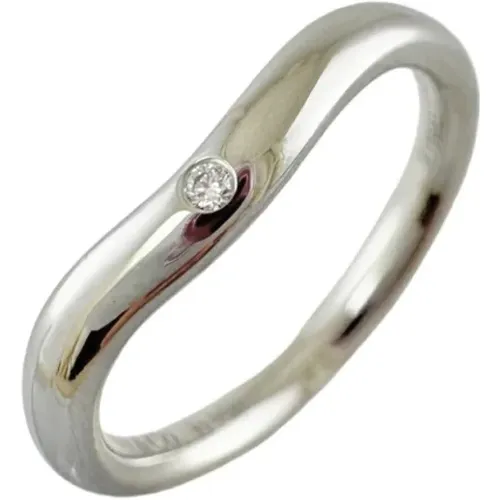 Pre-owned Jewellery, female, , Size: ONE SIZE Pre-owned Platinum rings - Tiffany & Co. Pre-owned - Modalova