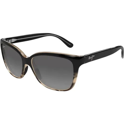 Schwarze Schildpatt Sonnenbrille Stilvoll Alltagsgebrauch , Damen, Größe: 56 MM - Maui Jim - Modalova