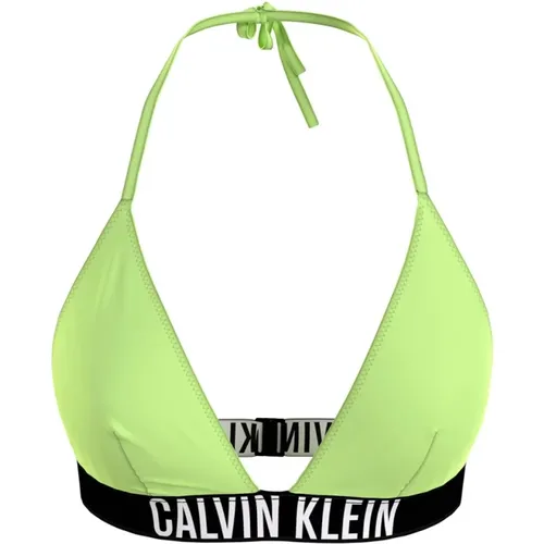 Bikinioberteil aus recyceltem Polyester , Damen, Größe: S - Calvin Klein - Modalova