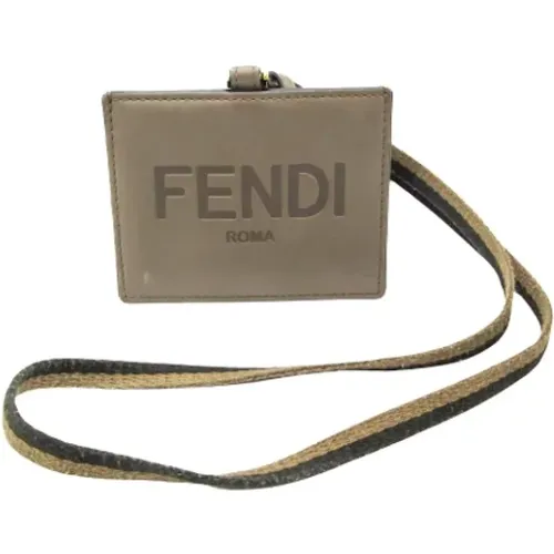 Pre-owned Accessories, female, , Size: ONE SIZE Pre-owned Leather wallets - Fendi Vintage - Modalova