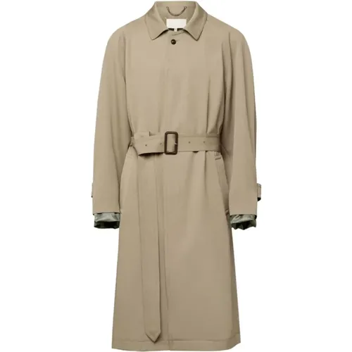 Wool Trench Coat , female, Sizes: S, M - Maison Margiela - Modalova