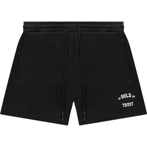 Diem Schwarze Shorts , Herren, Größe: M - In Gold We Trust - Modalova