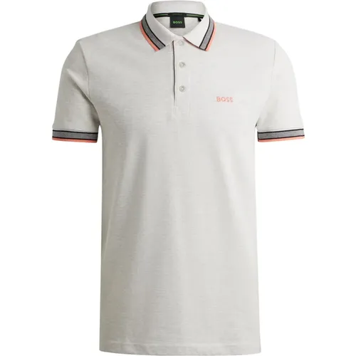 Klassisches Polo-Shirt für Männer , Herren, Größe: L - Hugo Boss - Modalova