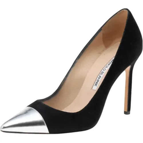 Pre-owned Pumps, female, , Size: 7 US Pre-owned Leather heels - Manolo Blahnik Pre-owned - Modalova