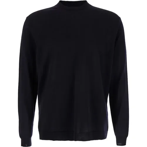 Doppelter Crewneck Jumper Pullover , Herren, Größe: L - Low Brand - Modalova