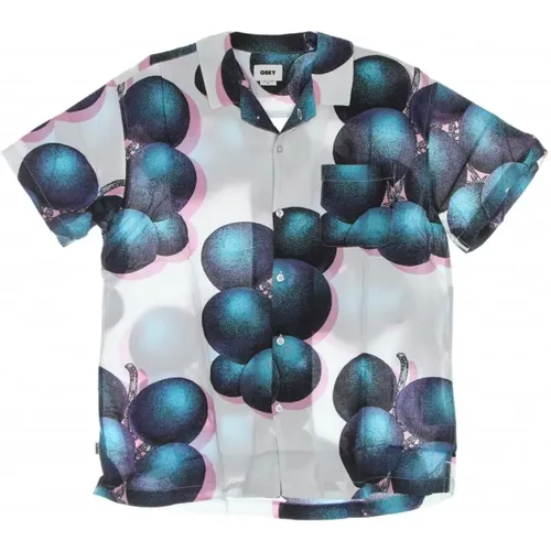 Short Sleeve Shirts, male, , Size: S short sleeved shirt - Obey - Modalova