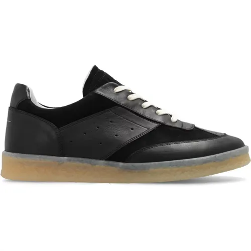 Sneakers, male, , Size: 8 1/2 US Leather sneakers - MM6 Maison Margiela - Modalova