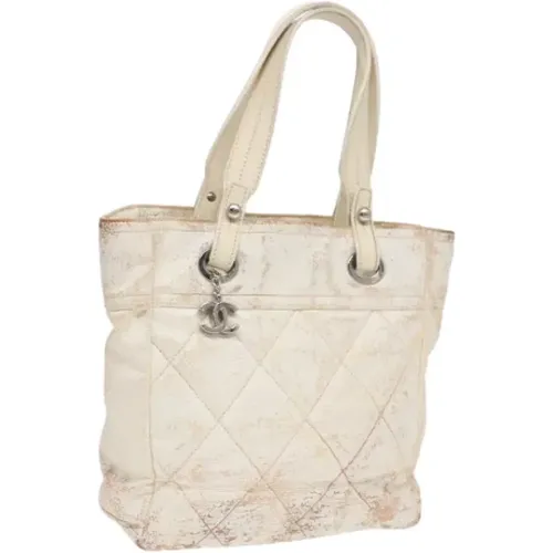 Pre-owned Tote Bags, female, , Size: ONE SIZE Pre-owned Canvas totes - Chanel Vintage - Modalova