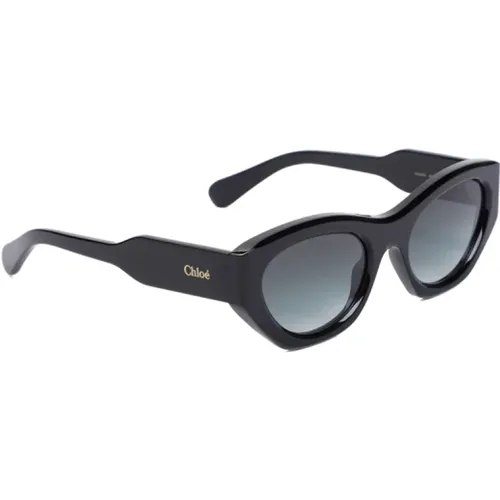 Cat-Eye Sunglasses Ss24 , female, Sizes: 53 MM - Chloé - Modalova