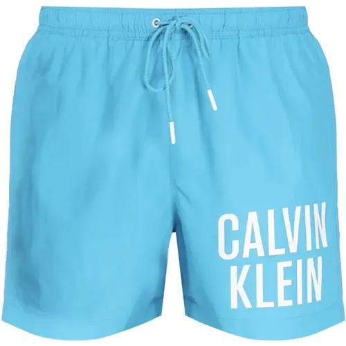 Herren Badehose in Hellblau , Herren, Größe: M - Calvin Klein - Modalova