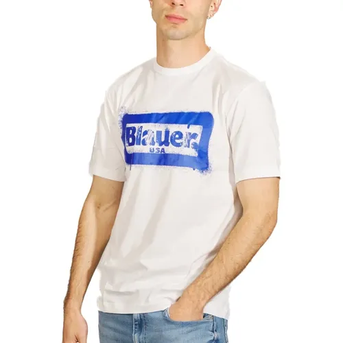 Shirts , Herren, Größe: L - Blauer - Modalova