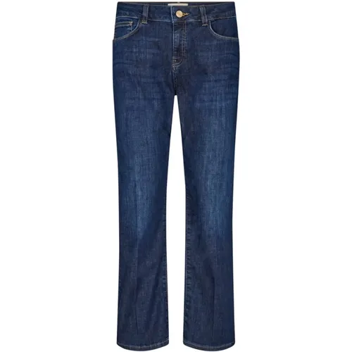 Klassische Gerades Jeans für Frauen , Damen, Größe: W24 - MOS MOSH - Modalova