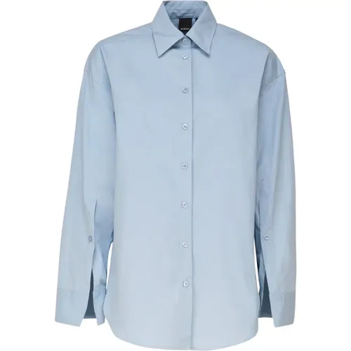 Cotton Elastan Shirts , female, Sizes: S, M, XS, 2XS - pinko - Modalova
