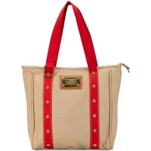 Pre-owned Tote Bags, female, , Size: ONE SIZE Pre-owned Canvas totes - Louis Vuitton Vintage - Modalova