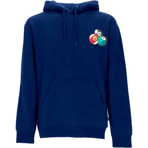 Navy Hoodie mit Kängurutasche , Herren, Größe: S - HUF - Modalova