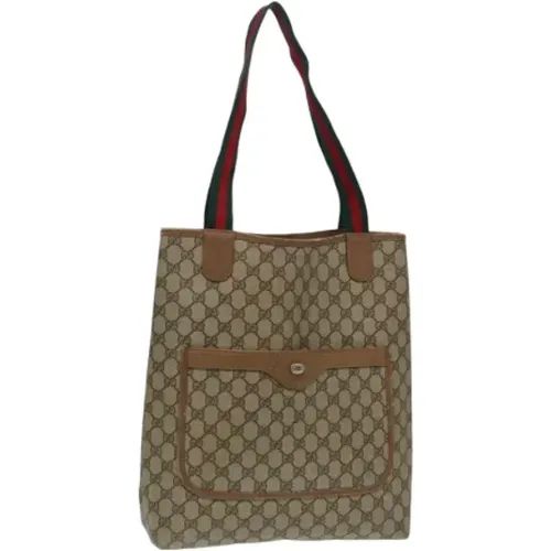 Pre-owned Tote Bags, female, , Size: ONE SIZE Pre-owned Leather totes - Gucci Vintage - Modalova