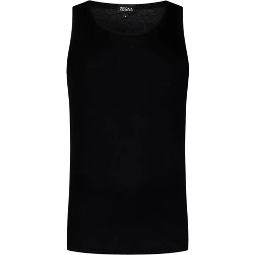 Sleeveless Top Regular Fit , male, Sizes: S, XL - Ermenegildo Zegna - Modalova