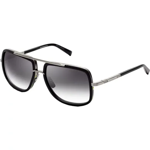 Sunglasses, unisex, , Size: 59 MM Matte Black Silver Sunglasses Mach-One - Dita - Modalova