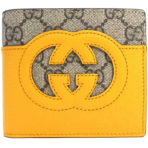 Pre-owned Wallets, female, , Size: ONE SIZE Pre-owned Leather wallets - Gucci Vintage - Modalova