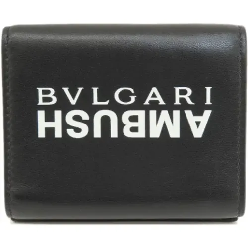 Pre-owned Wallets, female, , Size: ONE SIZE Pre-owned Leather wallets - Bvlgari Vintage - Modalova