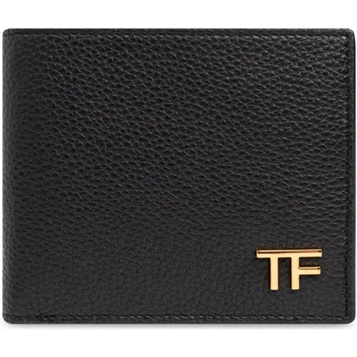 Leather Wallet , male, Sizes: ONE SIZE - Tom Ford - Modalova