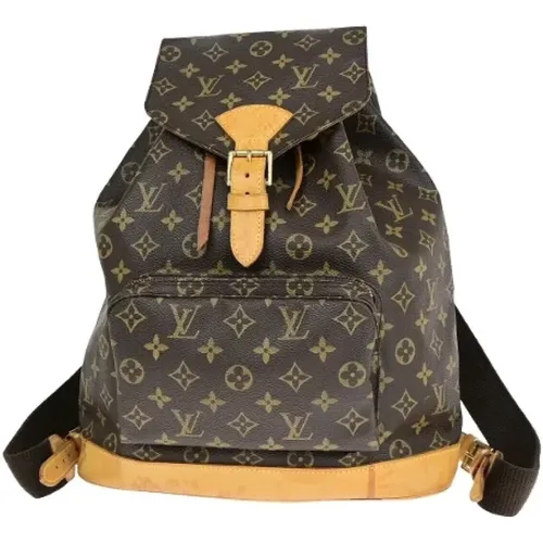 Pre-owned Backpacks, female, , Size: ONE SIZE Pre-owned Canvas backpacks - Louis Vuitton Vintage - Modalova