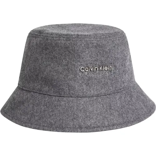 Grauer Hut für Frauen Calvin Klein - Calvin Klein - Modalova
