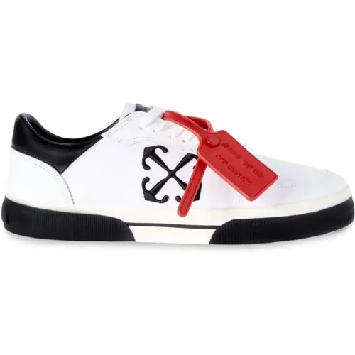 Off , Sneakers, male, , Size: 7 US Canvas Sneakers with Arrows Motif - Off White - Modalova