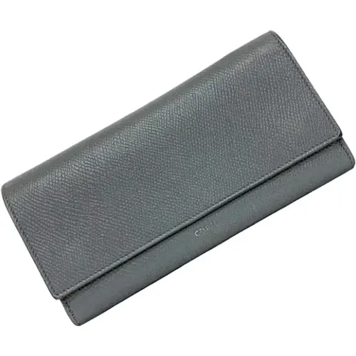 Pre-owned Wallets, female, , Size: ONE SIZE Pre-owned Leather wallets - Celine Vintage - Modalova