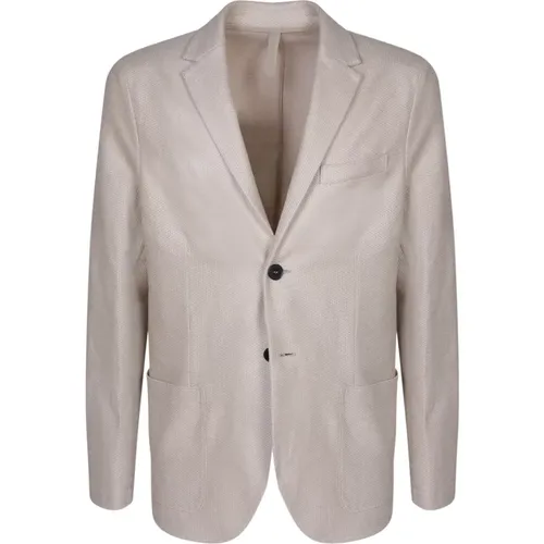 Blazers, male, , Size: L Blazer for Men - Harris Wharf London - Modalova