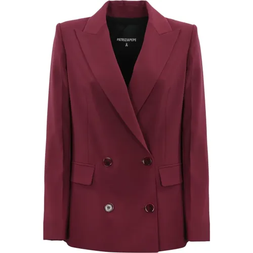 Doppelreihiger Blazer für Frauen , Damen, Größe: XS - PATRIZIA PEPE - Modalova