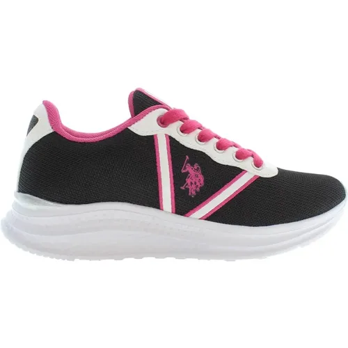 Schwarze Sneakers für Frauen mit sportlichem Design - U.S. Polo Assn. - Modalova