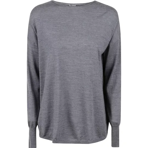 Graue Pullover Kollektion , Damen, Größe: M - Aspesi - Modalova