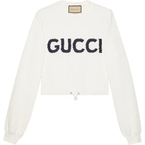 Sweater mit gesticktem Logo Gucci - Gucci - Modalova