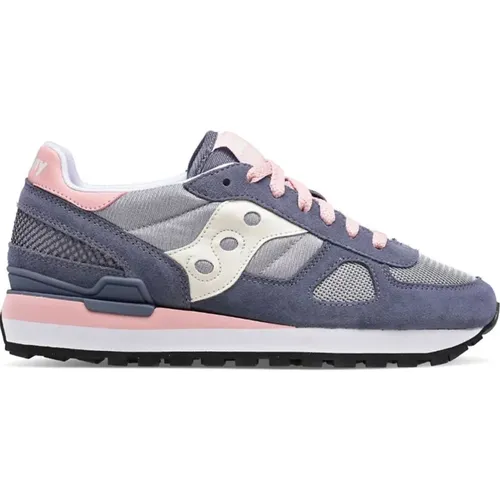 Sneakers, female, , Size: 6 US Navy/Off White Women`s Sneakers - Saucony - Modalova