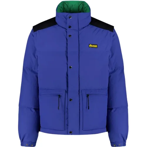 Dakota - Unisex Cobalt Down Jacket With Detachable Sleeves 100% , male, Sizes: XL, L, S, M, 2XL - Ciesse Piumini - Modalova