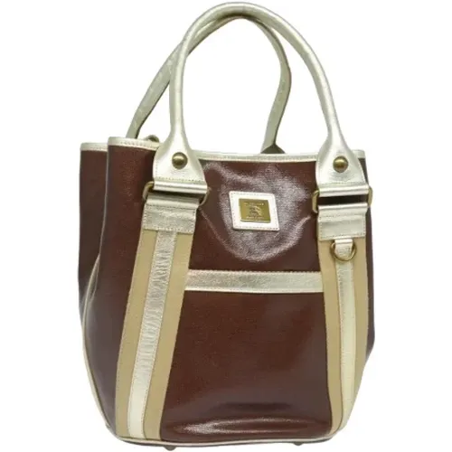 Pre-owned Tote Bags, female, , Size: ONE SIZE Pre-owned Canvas totes - Burberry Vintage - Modalova