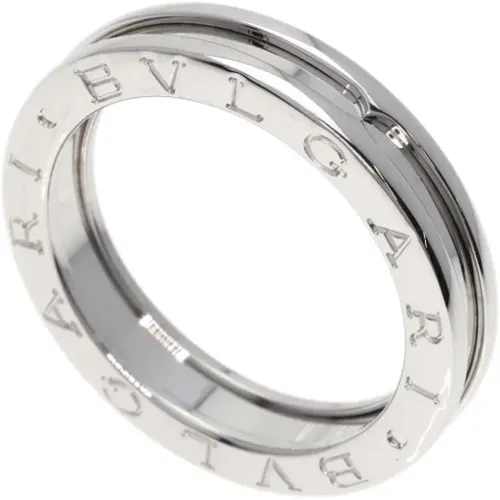 Pre-owned Jewellery, female, , Size: ONE SIZE Pre-owned White Gold rings - Bvlgari Vintage - Modalova