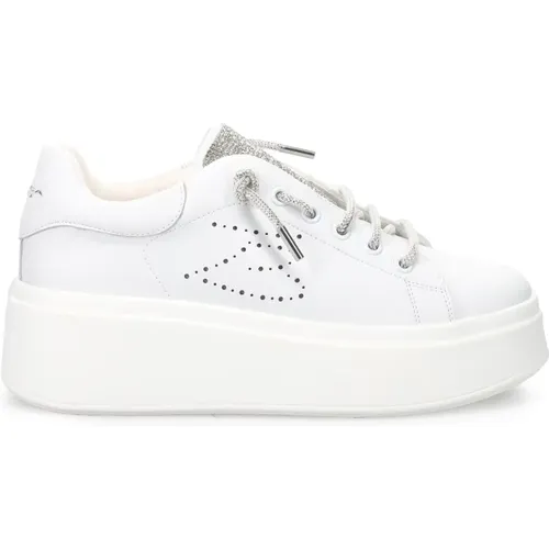 Suede Slip-On Sneakers with Platform Sole , female, Sizes: 6 UK, 4 UK - Tosca Blu - Modalova