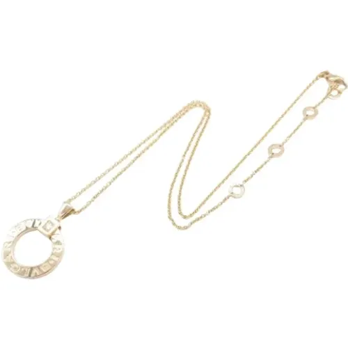 Pre-owned Jewellery, female, , Size: ONE SIZE Pre-owned Gold necklaces - Bvlgari Vintage - Modalova