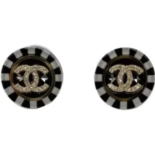 Pre-owned Jewellery, female, , Size: ONE SIZE Pre-owned Metal earrings - Chanel Vintage - Modalova