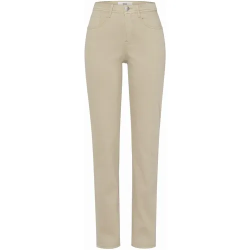 Cream Carola Trousers Classic Soft Quality , female, Sizes: 2XL, 3XL, S, L - BRAX - Modalova
