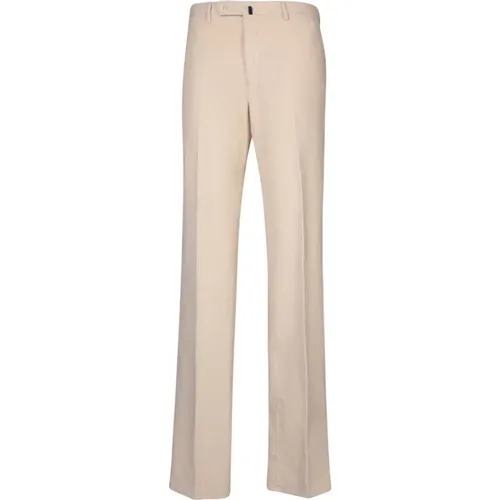 White Slim Fit Trousers , male, Sizes: XL, L, S - Incotex - Modalova