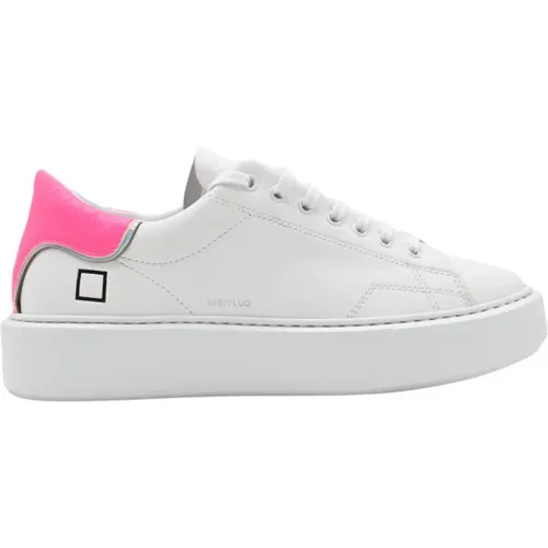 Weiße Fuxia Sneakers für Frauen , Damen, Größe: 37 EU - D.a.t.e. - Modalova
