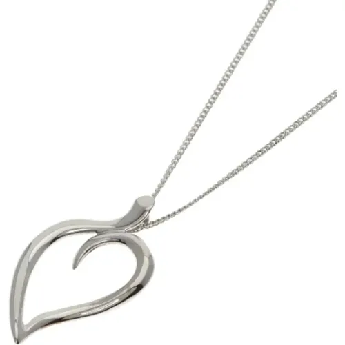 Pre-owned Jewellery, female, , Size: ONE SIZE Pre-owned Silver necklaces - Tiffany & Co. Pre-owned - Modalova