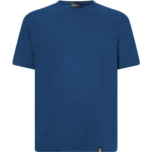 Casual T-Shirt for Men , male, Sizes: L, M, XL, 2XL - Drumohr - Modalova