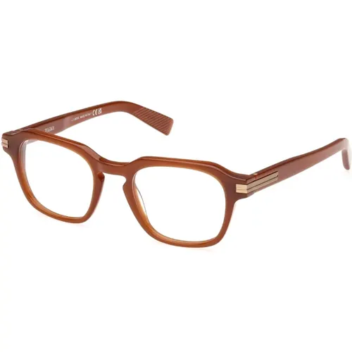 Glasses, unisex, , Size: 50 MM Light Eyewear Frames Ez5282 - Ermenegildo Zegna - Modalova