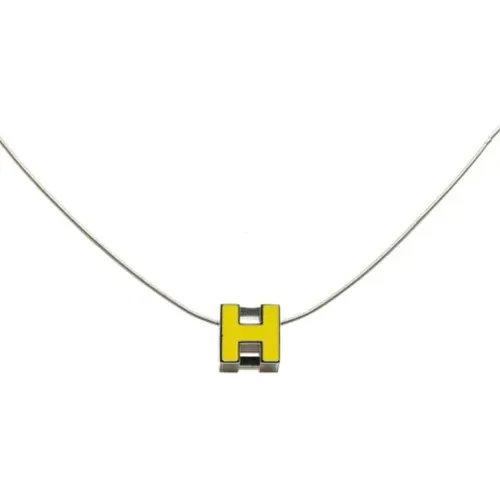 Pre-owned Jewellery, female, , Size: ONE SIZE Pre-owned Metal necklaces - Hermès Vintage - Modalova