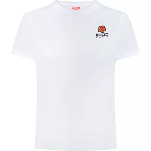 T-Shirt mit Logo , Damen, Größe: M - Kenzo - Modalova
